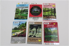 Masters Tickets Set - One(1) From Each Year - 2009-2020