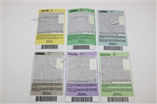 Masters Tickets Set - One(1) From Each Year - 2009-2020