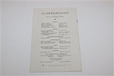 1951 Britain & USA Mixed Foursome Program 