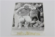 Two (2) Wire Photos From Jack Nicklaus Wins - 1963 & 1973 PGA Championships