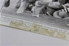 Two (2) Wire Photos From Jack Nicklaus Wins - 1963 & 1973 PGA Championships