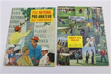 Five (5) Signed by Winner Bing Crosby Programs 1960, 62, 65-66, 68 JSA ALOA