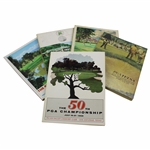 1965, 1967, 1968, 1969 & 1970 PGA Championship Official Programs