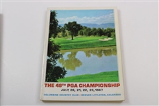 1965, 1967, 1968, 1969 & 1970 PGA Championship Official Programs