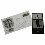 Herman Keiser Signed First Day Cover with Masters 1946 & Grand Slam Ventures Card JSA ALOA