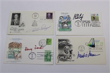 Player, Watson, Floyd & 10 Other Masters Champs Signed First Day Covers JSA ALOA
