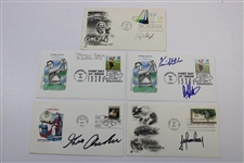 Player, Watson, Floyd & 10 Other Masters Champs Signed First Day Covers JSA ALOA