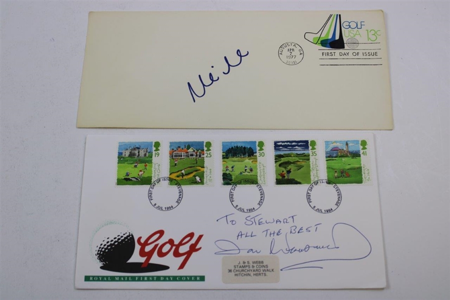 Player, Watson, Floyd & 10 Other Masters Champs Signed First Day Covers JSA ALOA