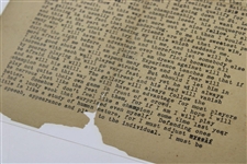 Charles 'Chick' Evans Typed 'How it Feels to Defend My Title' Article - 1921 US Amateur Preview