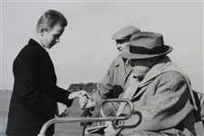 1958 Upi London Bureau Wire Photo Bobby Jones at World Am Team Golf