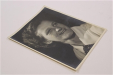 Two (2) Original Babe Didrikson Photos Head & Shoulders & UPI Wire