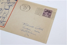 1933 Augusta National Catchet Postmarked Augusta w/Date Of ANGC Opening