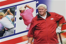 John Daly Signed Snapshots American Flag Pants Photo JSA #UU28274