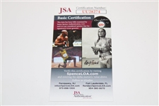 John Daly Signed Snapshots American Flag Pants Photo JSA #UU28274