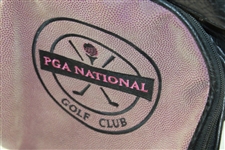 Michelle McGann Personal Used MiniMed PGA National Golf Club Belding Golf Bag