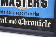 Bruce Koch at the Masters Democrat and Chronicle Broadside - Framed