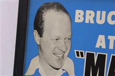 Bruce Koch at the Masters Democrat and Chronicle Broadside - Framed