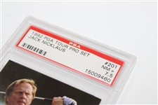 1992 Jack Nicklaus PGA Tour Pro Set Card #201 PSA 7.5 NM + #15009460
