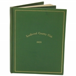 1928 Knollwood Country Club Year Book - Constitution, By-Laws, Officers & List of Members