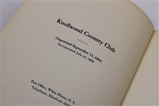 1928 'Knollwood Country Club' Year Book - Constitution, By-Laws, Officers & List of Members