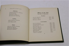 1928 'Knollwood Country Club' Year Book - Constitution, By-Laws, Officers & List of Members