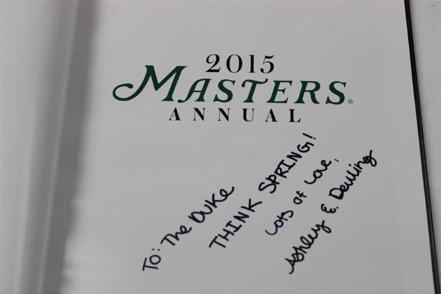 1981, 1983, 2015 & First 41 Years Masters Tournament Green Annual Books