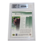 2001 Tiger Woods Upper Deck Rookie Card BGS #0001437278 NM-MT+ 8.5
