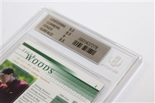 2001 Tiger Woods Upper Deck Rookie Card BGS #0001437278 NM-MT+ 8.5
