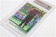 2001 Tiger Woods Upper Deck Rookie Card Beckett #0001394943 Mint 9