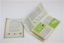 Arnold Palmer Putting Cup with Information Pamphlet