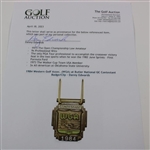 1984 Western Golf Assoc. (WGA) at Butler National GC Contestant Badge/Clip - Danny Edwards