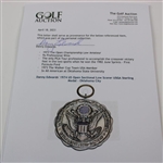 Danny Edwards' 1974 US Open Sectional Low Scorer USGA Sterling Medal - Oklahoma City