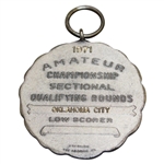 Danny Edwards' 1971 US Amateur Sectional Low Scorer USGA Sterling Medal - Oklahoma City