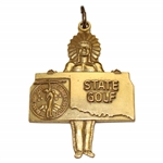 1968 Oklahoma OHSAA State Golf Medal Class A Individual 1st Place Chief Medal