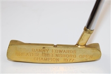 Champion Danny Edwards' Gold Plated PING Putter for 1977 Greater Greensboro Open Win