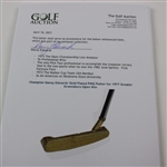 Champion Danny Edwards' Gold Plated PING Putter for 1977 Greater Greensboro Open Win