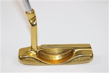 Champion Danny Edwards' Gold Plated PING A-Blade Putter for 1985 Pensacola Open Win
