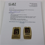 Danny Edwards' Personal 2003 & 2004 PGA Tour Member Money Clips/Badges