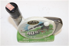 1938-1977 Greater Greensboro Open 'Swing Into Spring' Decanter - Danny Edwards Collection