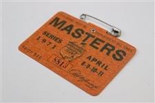 1971 Masters Tournament SERIES Badge #8813