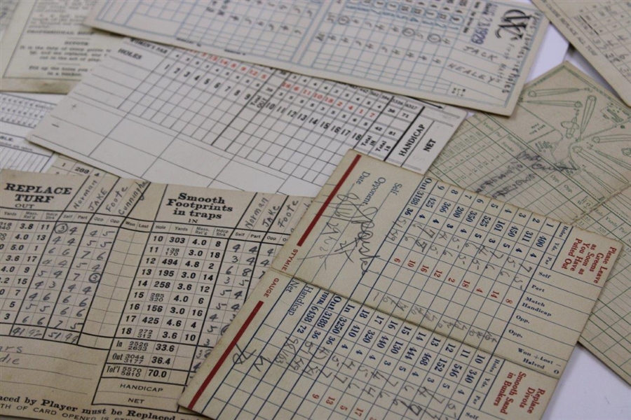 Lot of 21 1920'S Golf Score Cards