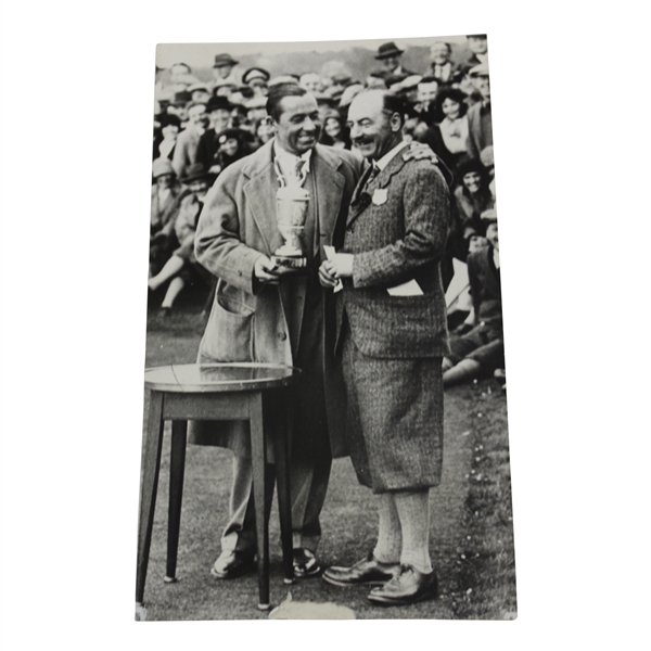 1929 Walter Hagen Receiving Claret Jug Photo