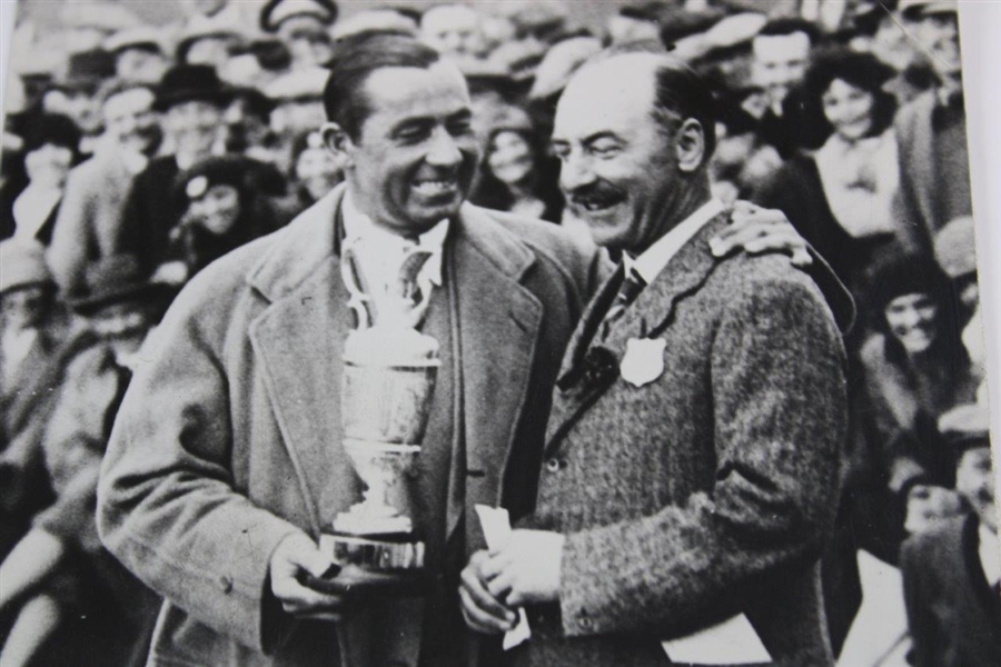 1929 Walter Hagen Receiving Claret Jug Photo