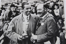 1929 Walter Hagen Receiving Claret Jug Photo