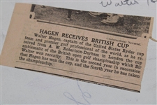 1929 Walter Hagen Receiving Claret Jug Photo