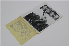1959 Bobby Jones Putting At 1936 Masters and Past Champions Wire Photo