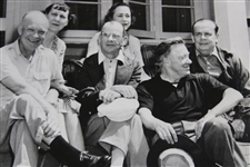 The Eisenhowers And Clifford Roberts At Augusta Photo