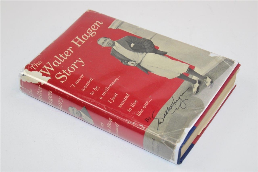 1956 'The Walter Hagen Story' Stated 1st Printing By Walter Hagen