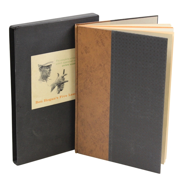 Ben Hogan's Five Lessons' Deluxe 1st Edition In Slipcase By A.S. Barnes