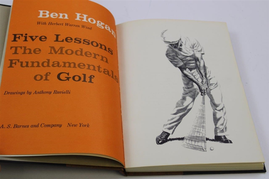 Ben Hogan's Five Lessons' Deluxe 1st Edition In Slipcase By A.S. Barnes